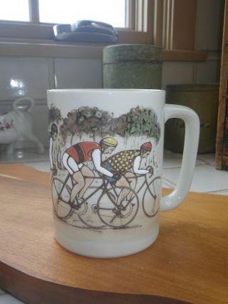 Vintage Otagiri Cycling Mug Bicycle Racing Cup