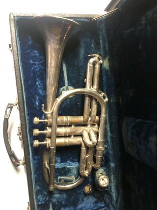 Vintage C.  G.  Conn Trumpet With Case 1950s