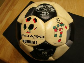 Fifa World Cup Italia 1990 Vintage Commemorative Soccer Ball Mondo Italy