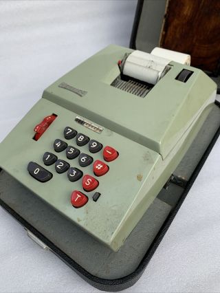 Hermes 109 - 7 Adding Machine Vintage Pre Electric W Germany Collectible