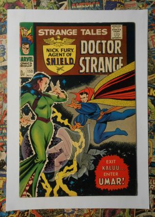Strange Tales 150 - Nov 1966 - 1st John Buscema Marvel Work - Vfn - (7.  5) Pence