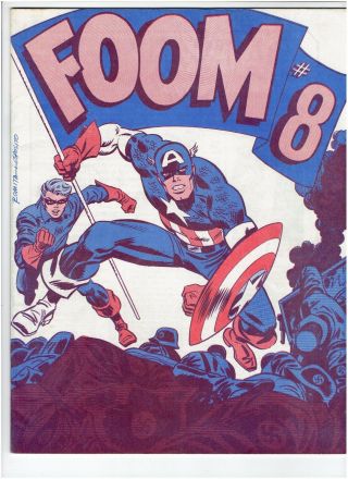 Foom 8 Captain America Issue Marvel Fanzine Htf
