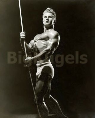 1940s Rare Vintage Spartan Male Nude Eric Pedersen Bodybuilder Muscle Beefcake