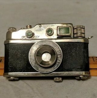 Vintage Oriental Mini Camera Cigarette Lighter Japan Taste