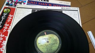 Beatles: Hard Day ' s Night Japan LP W/OBI 3