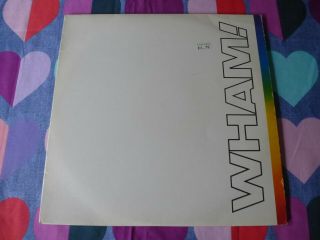 Wham The Final 1986 Epic Records Double Vinyl 2lp Set,  Inserts Etc