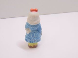 Penny Doll Bisque Girl With Teapot Miniature Figurine Vtg 1920s 3