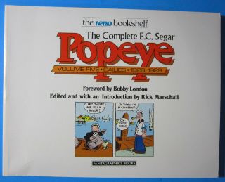 Popeye The Complete E.  C.  Segar Dailies (fantagraphics) Vg To F - Upick