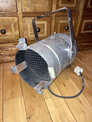 Vintage Aluminium Theatre Stage Light Lamp For Restoration With Lens