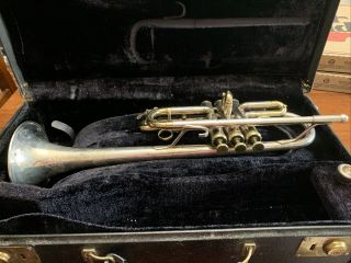 Berkeley Wind Trumpet In Vintage Bach Case With Vincent Bach Corp.  7c Mouthpiece