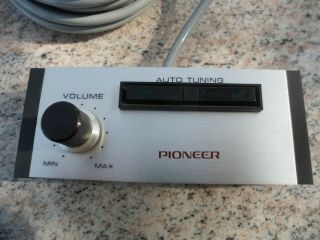 Vintage 1971 Pioneer Auto Tuning Cable Wired Remote Control For Sx - 2500 Receiver