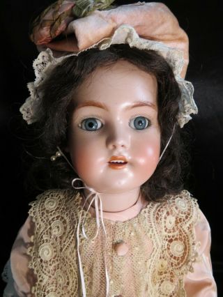Stunning 21 " Antique Simon & Halbig Bisque Head Doll 1078