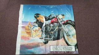 Vintage 1991 Joe Camel Cigarettes Advertising Vinyl Banner 34 " ×36 "
