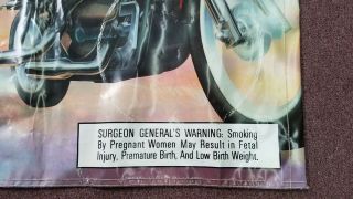 Vintage 1991 Joe Camel Cigarettes Advertising Vinyl Banner 34 