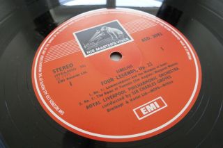 Sibelius Four Legends Kalevala Groves UK ED1 HMV Stereo ASD 3092 HP TAS LIST LP 2