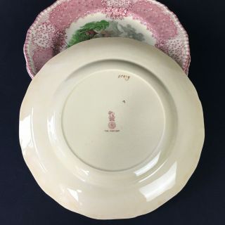 Set of 8 Vintage ROYAL DOULTON the Chatham Dinner Plates,  1930 - 1957,  D5019 Rare 3