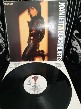 Joan Jett And The Blackhearts ‎– Up Your Alley Vinyl 12 " Lp London Lonlp 67 1988
