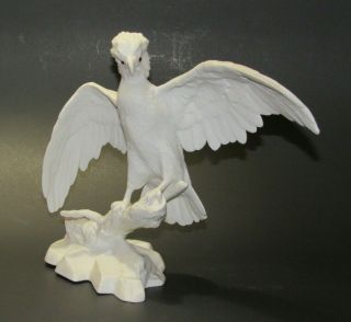 1984 Franklin Porcelain Noble Conqueror Hawk Figurine By Jonathan Bronson
