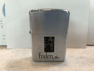 Pat.  2517191 Zippo Lighter Friden Inc - Calculators - W/ Applied Bowling Emblem