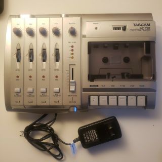 Vtg Tascam Mf - P01 Analog 4 Track Audio Cassette Tape Recorder