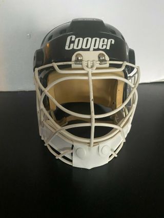 Vintage Cooper Sk2000 L Helmet Hm - 30 Cage // Goalie Combo Chin Sling