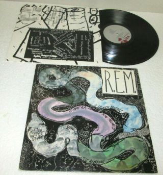 R.  E.  M.  Reckoning Lp Nm Near Us Irs Sterling First Pressing Vinyl Rem 1984