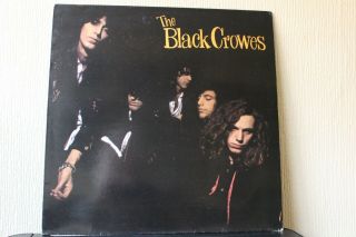 The Black Crows - Shake Your Money Maker 1990 Def American Lp Ex,
