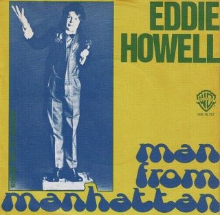 Eddie Howell Man From Manhattan Vinyl Record 7 Inch Dutch Warner Bros 1976 Queen