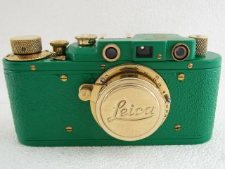 Leica - Ii (d) Wiking Wwii Vintage Russian Rf 35mm Green Camera