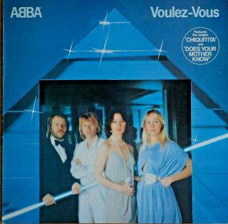 Abba ‎– Voulez - Vous Vinyl Lp,  1979).  First Pressing,  Ex/ex