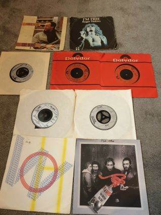 The Who 7 " Vinyl Single Bundle X9 5.  15,  Relay,  Had Enough/ Who Are You,  You Bet