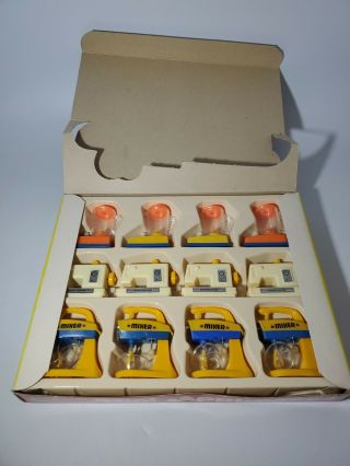 Vintage Old Wind Up Mini Appliance Store Display Full Set Unsold Stock Rare