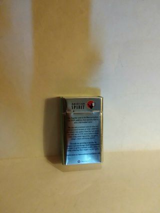 Natural american spirit cigarette Fliptop Tin (rounded corners) 2