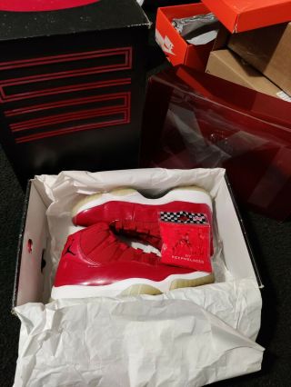 Nike Air Jordan Retro 11 Xi Win Like 96 Gym Red Cherry Mens Shoe Size 9