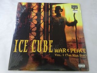 Ice Cube War & Peace Vol.  1 Priority P1 50700 Eu Vinyl Lp