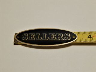Label For Sellers Kitchen Cabinet with Black and Brass Color Letterimg 3