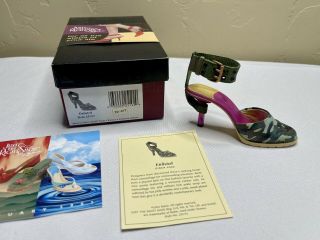 Rare Just The Right Shoe “enlisted” 25192 With And Box 2002