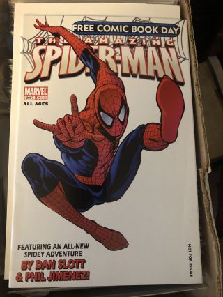 Spider Man 2007 Comic Book Day Fcbd 1st Jackpot Mr Negative Marvel