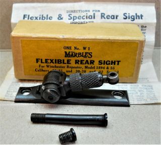 Marbles Flexible Rear Tang Sight For Winchester Model 1894 Calibers 25 - 35,  30 - 30