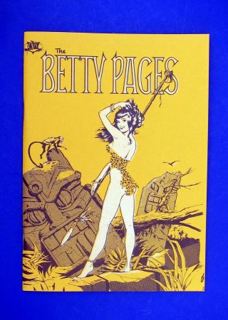 The Betty Pages 1 First Printing Bettie Page Pinup Theakston 1987