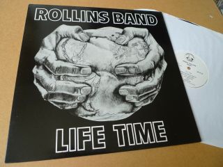 Rollins Band ‎– Life Time Lp Fundamental ‎save 65 Ex,  / Near
