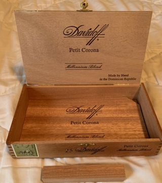 Davidoff 25 Cigar Box,  2 Cigar Cutters.  (reserved For Buyer)