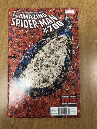 The Spider - Man 700 Marvel Comics 2013 Death Of Peter Parker Not Graded