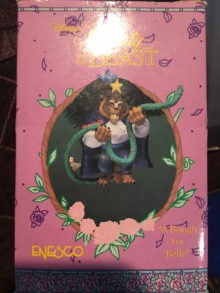 Enesco Disney Beauty And The Beast A Bough For Belle Ornament