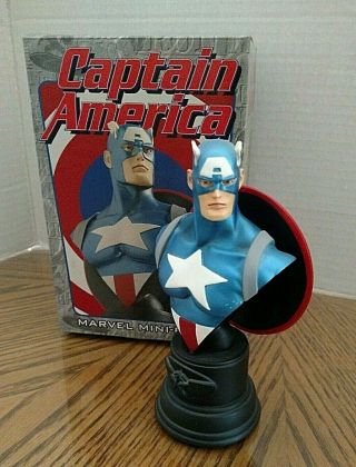Captain America Marvel Mini - Bust Limited Edition/ 2715 Of 5000/bowen Studios