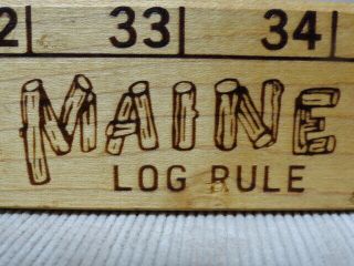Vintage Maine Log Rule Snow & Nealley Co Bangor Me Absolutey