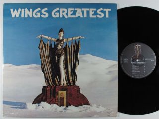 Wings Wings Greatest Capitol Lp Vg,  /vg,  With Poster