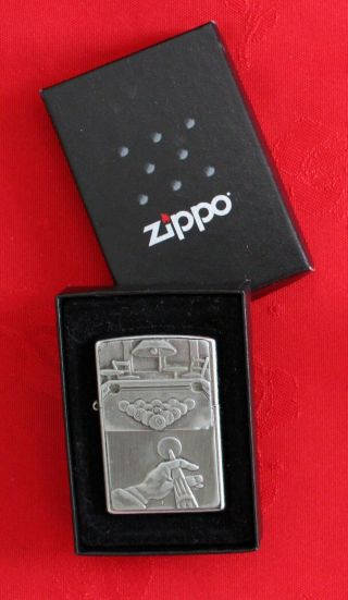 Zippo Pool / Billiards Surprise Lighter -,  With Box