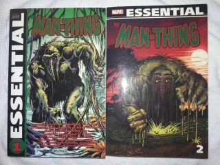 Marvel Essential Man - Thing Vol 1 And 2 - Steve Gerber - Chris Claremont B&w