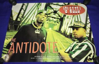 Vintage 1994 Indo G & Lil Blunt Antidote Promo Poster 19x24in Rap Luke Records
